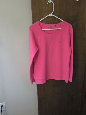 Bright Pink Women's Crewneck Sweatshirt